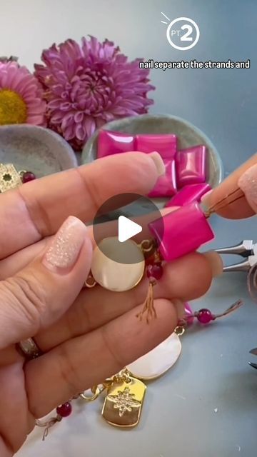 𝘋𝘦𝘯𝘪𝘴𝘦 𝘠𝘦𝘻𝘣𝘢𝘬 𝘔𝘰𝘰𝘳𝘦 on Instagram: "Trendy DIY Jewelry Making - Beading Tutorial - Handmade Custom Jewelry Trends - How to make a bohemian knotted bracelet. Part 2 💕

Full video can be found on my Y.T. Channel. 

Visit my Y.T.- Denise Yezbak Moore for more DIY Jewelry making videos, tutorials, tips, and handmade tricks to help you get started with your handmade jewelry business. Learn to make unique jewelry and start your own jewelry making business. From boho to bling, I’ve got you covered! Follow on me on Instagram for daily beading inspiration.

Wishing you creative vibes ~ Denise

#beadedbracelet  #beadedjewelry  #diyjewelryidea #diycrafts #jewelrymaking #diyjewelry  #diyjewelry #diyjewelryidea #deniseyezbakmoore #beadedjewelryinfluencer #jewelrymaker #jewelrymakingpro Jewelry Making Tutorials Step By Step, Bohemian Jewelry Diy, Trendy Diy Jewelry, Jewelry Making Videos, Creative Vibes, Handmade Jewelry Business, Boho Jewelry Diy, Jewelry Hacks, Diy Jewelry To Sell