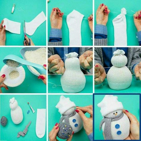 Sock Snowman Craft, Gift Basket Ideas Christmas, Sock Snowman, Diy Socks, Sock Crafts, Christmas Gift Basket Ideas, Gift For Mom Christmas, Christmas Gift For Mom, Gift Basket Ideas