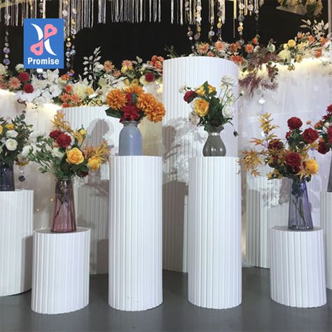 White Hollow Cylindrical Flower Stand Wedding Decorative Cake Stand Stage Road Guide Column https://m.alibaba.com/product/1600720710856/White-Hollow-Cylindrical-Flower-Stand-Wedding.html?__sceneInfo={"cacheTime":"1800000","type":"appDetailShare"} Buffet Cake, Flower Stand Wedding, Cake Snack, Cake Stand Decor, Wedding Cake Stand, Wedding Cake Stands, Flower Stand, Snack Cake, Flower Stands