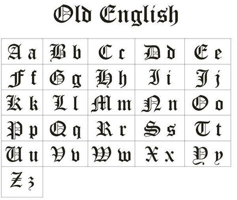 Find alphabetic O.E fonts for vintage and classic designs, plus various typography projects.#handlettering #gothic #font #vintage #alphabet #blackletter Gothic Calligraphy Alphabet Old English, Tattoo Script Fonts Alphabet, Alphabet Calligraphy Fonts, Cool Writing Fonts, English Calligraphy Font, Old English Lettering, Best Calligraphy Fonts, Script Fonts Alphabet, Gothic Typography