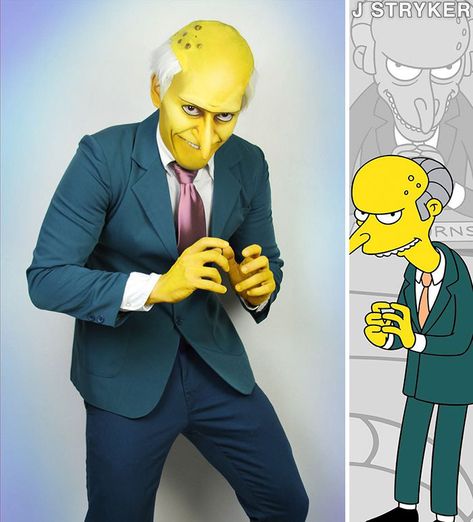 Mr Burns Simpsons, Simpsons Costumes, Mr Burns, Costume Carnaval, Villain Costumes, Jessica Nigri, Comic Games, Manga Cosplay, Cosplay Makeup