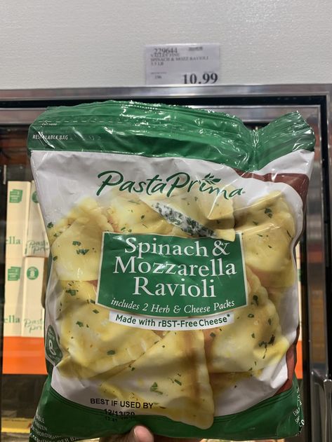 Best Costco Buys - Spring 2020 | Kitchn Spinach Ravioli Recipe, Costco Party Food, Best Costco Food, Spinach And Cheese Ravioli, Things To Buy At Costco, Spinach And Mozzarella, Spinach Mozzarella, Vegan Ravioli, Best Frozen Meals