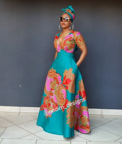 @nedim_designs +27829652653 Moda Afro, Long African Dresses, African Fashion Designers, African Dresses Modern, Afrikaanse Mode, African Maxi Dresses, Cute Dress Outfits, African Traditional Dresses, African Inspired Fashion