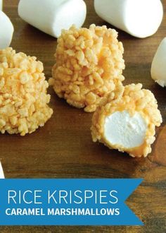 How can you stop with just one caramel-coated marshmallow that’s rolled in Rice Krispies® cereal? Make a double batch of this quick and easy recipe with the kids and keep this treat around the house for the holidays. Rice Krispie Bites, Caramel Marshmallows, Covered Marshmallows, Krispy Treats, Cereal Treats, Brownie Desserts, Rice Krispy, Crunchy Snack, Oreo Dessert