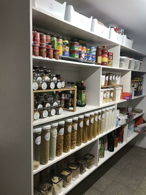 New Pantry Tool Shop Organization, Roof Storage, Perfect Pantry, Craft Cabinet, Bookshelf Organization, Organization Skills, Clean Space, Organize Declutter, Tiny Apartment