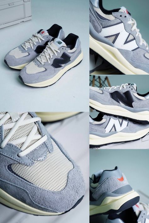 New Balance 5740, New Balance, Grey And White, White Black, White And Black, Grey, White, Black