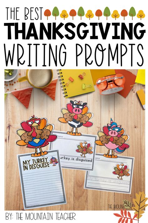 Are you looking for Thanksgiving writing prompts that will keep students engaged during the crazy month of November? These lesson plan ideas are PERFECT for your elementary students. These differentiated graphic organizers, engaging writing process worksheets and fun crafts that make great bulletin boards are designed for kindergarten, 1st, 2nd and 3rd grade students. November Lesson Plans, Thanksgiving Writing Prompts, Thanksgiving Lesson Plans, Lesson Plan Ideas, Opinion Writing Prompts, Fun Writing Prompts, Art Of Persuasion, Thanksgiving Lessons, Thanksgiving Writing