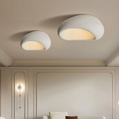 Modern Ceiling Light Fixtures with 3color Bulb, Japanese Wabi-sabi Style Semi Flush Mount Ceiling Light for Farmhouse Light Fixture for Bedroom Hallway Entryway, E26 Base (11.8",White) Wabi Sabi Light Fixture, Wabi Sabi Bathroom Lighting, Wabi Sabi Wall Light, Wabi Sabi Flush Mount Light, White Ceramic Flush Mount Light, Modern Ceiling Light Fixtures, Bedroom Hallway, Farmhouse Light Fixtures, Wabi Sabi Style