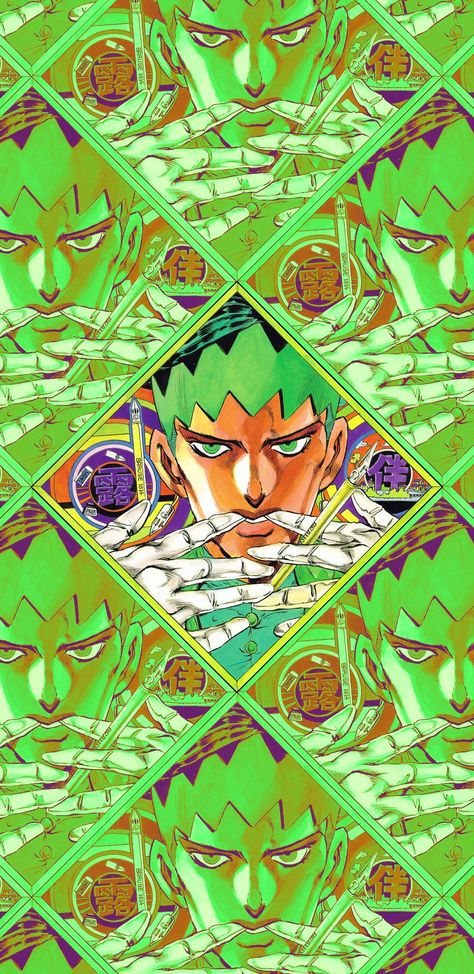 Green Jojo Wallpaper, Jjba Wallpaper, Araki Hirohiko, Kishibe Rohan, Jojo Wallpaper, Jojo Anime, Jojo Siwa, Comic Movies, Naruto Wallpaper