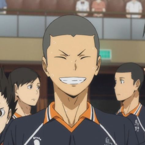 Tanaka Haikyuu, Tanaka Ryuunosuke, Daichi Sawamura, Naruto Drawings, Anime Military, Haikyuu Wallpaper, Haikyuu Characters, Anime Profile, Haikyuu Anime