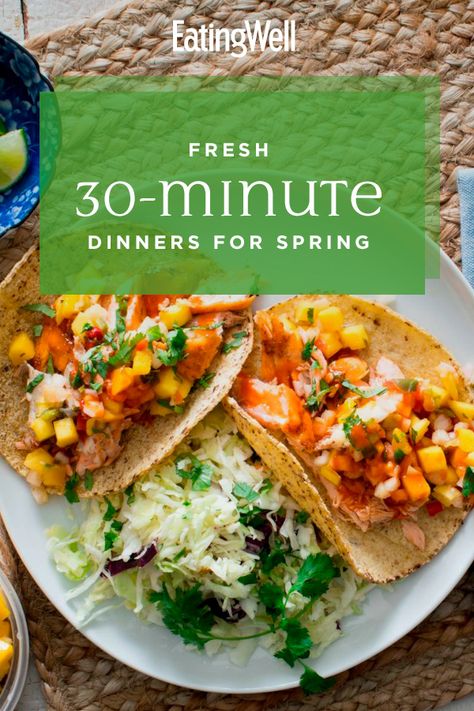 This week’s meals are ready in 30 minutes or less and have that fresh spring flavor we’re all craving. And they’re easy enough to make that there’s no need to prep anything ahead. #spring #springrecipes #healthyspringrecipes #healthyspringfoods #springfoods #springrecipeideas #healthyrecipes Pregnancy Breakfast, Pregnancy Dinner, Healthy Spring Recipes, Healthy Pregnancy Food, Pregnancy Meal Plan, Low Carb Meal Plan, Summer Meals, Pregnancy Food, Pregnant Diet