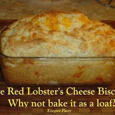 Cheese Biscuit Recipe, Red Lobster Cheese Biscuits, Red Lobster Cheddar Bay Biscuits, Cheese Biscuit, Banana Cream Cheesecake, Cheddar Bay Biscuits, Pan Recipe, Biscuit Bread, Cheese Biscuits