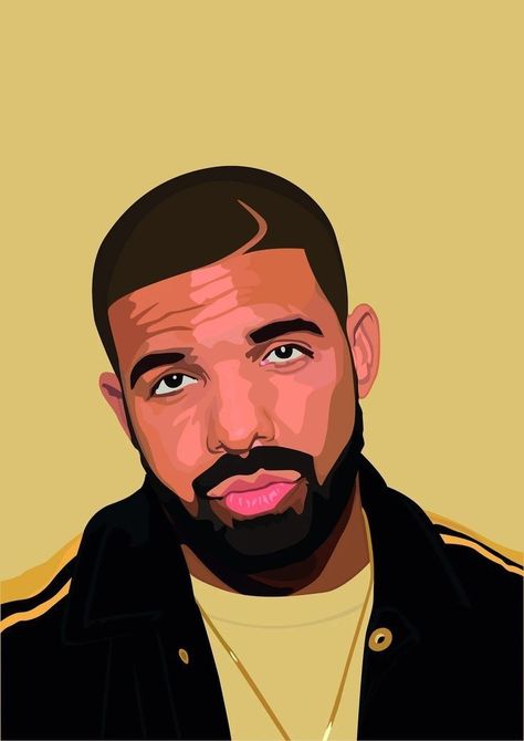 Drake Pop Art, Drake Artwork, Drake Cartoon, Drake Illustration, Drake Portrait, Drake Painting, Drake Drawing, Drake Art, Drizzy Drake