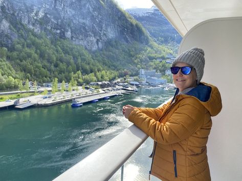 I Took a Summer Cruise To Norway – Here’s What I Packed (Clothes, Accessories & More) - Emma Cruises Norway Cruise Outfits For Women, Norway Cruise Outfits, Norway Clothes, Norway Summer, Norway Cruise, Anthem Of The Seas, Summer Cruise, Waterproof Clothing, Sea Sickness