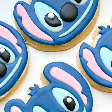 Stitch Royal Icing Cookies, Stitch Cookies, Family Meaning, Ohana Means Family, Buzzfeed Food, Sugar Craft, Iced Cookies, Homemade Cookies, Cookie Art