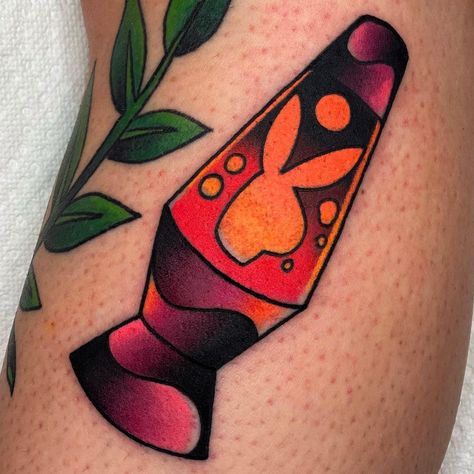 Traditional Lava Lamp Tattoo, Leg Lamp Tattoo, Lava Lamp Tattoo, American Classic Tattoo, Lamp Tattoo, Hippie Tattoo, Petit Tattoo, Light Tattoo, Special Tattoos