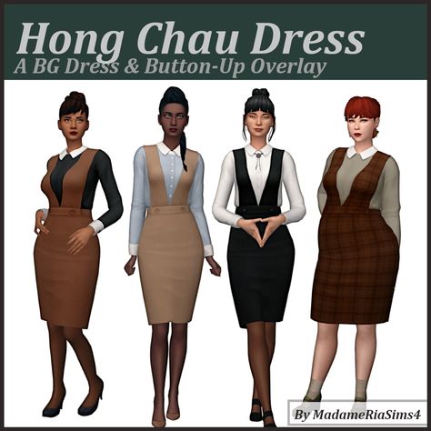 Hong Chau, Ts4mm Cc, Sims Clothes, Cc Clothes, Teacher Clothes, Sims4 Cc, Sims 4 Cas, Cc Sims, Ts4 Cc