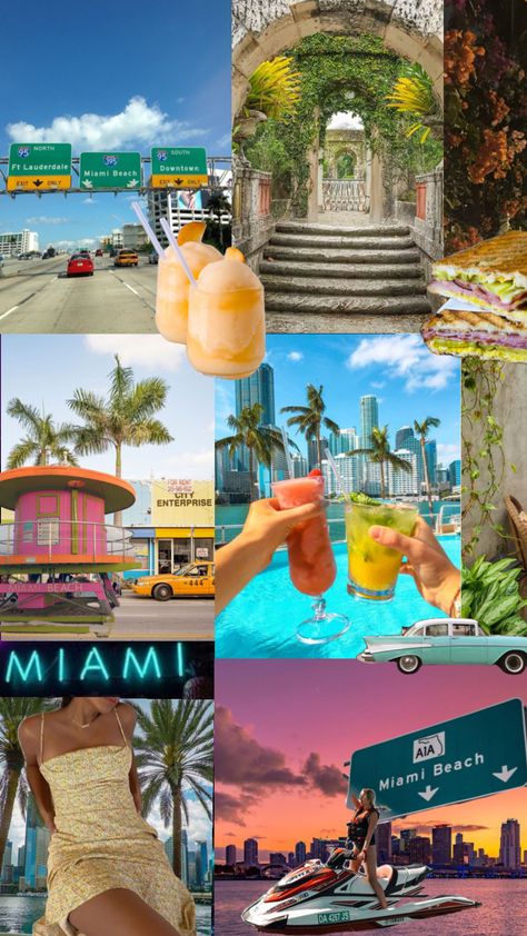 Miami Beach Aesthetic, Miami Holiday, Miami Vibes, Vsco Aesthetic, Airplane Mode, Dream Travel Destinations, Beach Aesthetic, Beach Vibe, Miami Beach