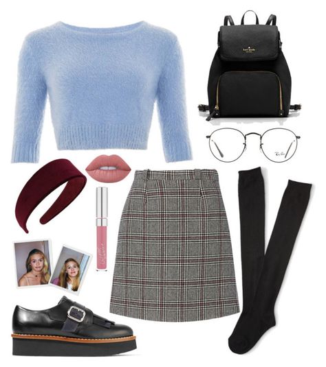 "Clueless 💎💕" by ellie-ann-kent on Polyvore featuring Tod's, Ray-Ban, Philosophy di Lorenzo Serafini, AÃ©ropostale, Collectif, Miss Selfridge and Lime Crime Clueless Aesthetic Outfits, Clueless Outfits Inspiration, Cloe Bratz, Clueless Aesthetic, Cher Outfits, Preppy 90s, Clueless Fashion, Movie Inspired Outfits, 90s Inspired Outfits