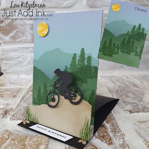 Enjoy The Journey Stampin Up Cards, Stampin Up Enjoy The Journey, Outdoor Card, Greatest Journey, 2 More Days, How To Be Creative, Fun Cards, Enjoy The Journey, Card Making Crafts