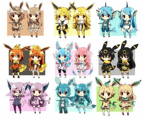 Evoluzioni Eevee, Deviantart Pokemon, Eevee Cute, Pokemon Human Form, Gijinka Pokemon, Pokemon Costumes, Pokemon Eevee Evolutions, Pokemon Gijinka, Pokemon Eeveelutions