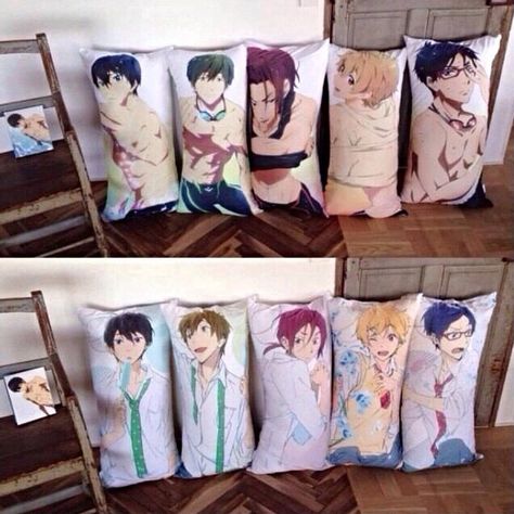 I want all of them hahaha Sushi List, Body Pillows Anime, Body Pillow Anime, Anime Pillow, Anime Body, Anime School, Body Pillows, Free Iwatobi Swim Club, Free Iwatobi