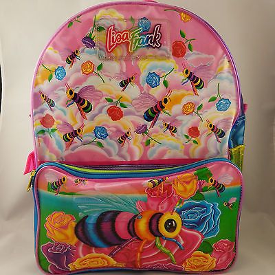 Lisa Frank Backpack, Bees Design, 90s Girl, Vintage Backpacks, 90s Childhood, Lisa Frank, Bee Design, Vera Bradley Backpack, Drawing Inspo