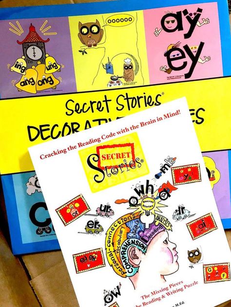 FREE Secret Stories Phonics “Appetizer” Poster Pack!!...”Twice the Gain, Half the Time—Phonics with the BRAIN in Mind!” Phonics Secret Stories, Secret Stories Posters, Secret Stories Sound Wall, Secret Stories Phonics, Fun Reading Games, Secret Stories, Reading Center, Phonics Posters, Phonics Free