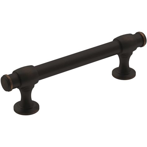 Amerock BP36766ORB Winsome 3-3/4 Inch Center to | Build.com Kitchen Cabinet Hardware Ideas, Cabinet Hardware Ideas, Hardware Ideas, Baby Dresser, Black Canyon, Transitional Cabinets, Kitchen Refresh, Kitchen Cabinet Hardware, Champagne Bronze