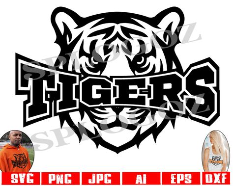 Tigers School Spirit Shirts, Tiger Shirt Designs, Wolves School Spirit Shirt, Tiger Homecoming Shirts, Tigers Shirt Design, Bobcat Spirit Shirts, Go Tigers Svg, Tigers Shirts School, Tiger Spirit Shirts Schools