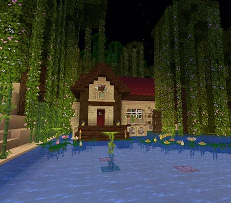 Oak Minecraft House, Dark Oak Minecraft House, Mangrove Swamp, Oak Logs, Minecraft House, Oak Planks, Minecraft Architecture, Minecraft Houses, Minecraft