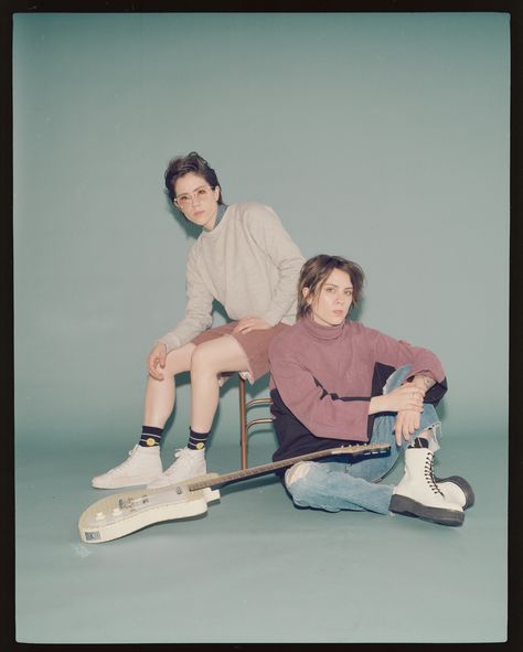 Tegan and Sara, "Hey I'm Just Like You" photo by Trevor Brady Sara Aesthetic, Sara Fashion, Tegan And Sara, Queer Fashion, Indie Pop, Song One, Teenage Years, Best Songs, Studio Album