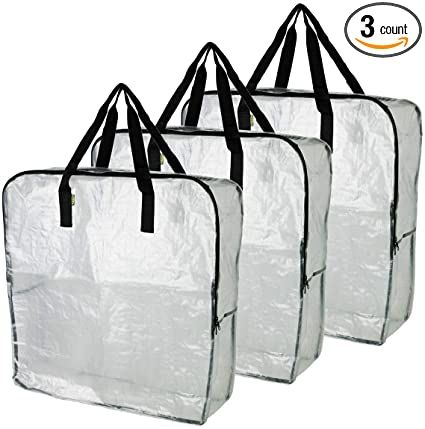 IKEA DIMPA 3 pcs Extra Large Storage Bag, Clear Heavy Duty Bags, Moth Moisture Protection Storage Bags Ikea Dimpa, Duvet Storage, Ikea Book, Foldable Bicycle, Clear Storage, Large Storage Bags, Storing Clothes, Vacuum Storage Bags, Best Vacuum