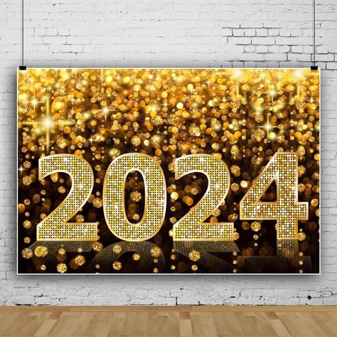 Backdrops For Christmas, Happy New Year Backdrop, New Years Eve Pictures, White Xmas Tree, Happy 2023, New Year Backdrop, Fb Banner, Happy New Year Photo, Happy New Year Banner