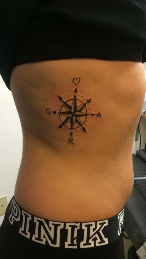 Compass tattoo with family initials <3 Compass Tattoo With Initials, Sibling Initial Tattoo, Family Initial Tattoo Ideas, Tattoo With Initials, Tattoo Ideas Words, Monogram Tattoo, Colour Tattoo For Women, Strong Tattoos, Christian Sleeve Tattoo