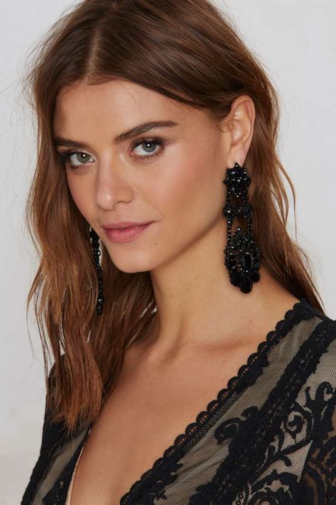 Oh My Goth Chandelier Earrings | Shop Accessories at Nasty Gal! Goth Chandelier, Big Earrings Outfit, Earrings Outfit, Goth Earrings, Jewelry Scarves, Evening Jewelry, Body Chains, Gothic Earrings, Long Tassel Earrings