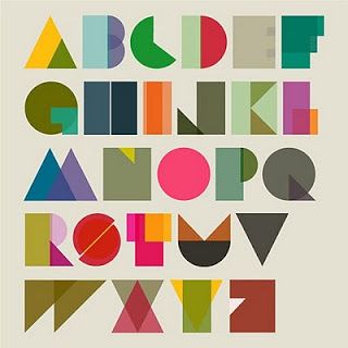 Just for Tangrams | Justina Blakeney Est. 1979 Inspiration Typographie, Typographie Inspiration, Alfabet Letters, Typography Alphabet, Typography Love, Cool Typography, Types Of Lettering, Alphabet Design, Alphabet Poster