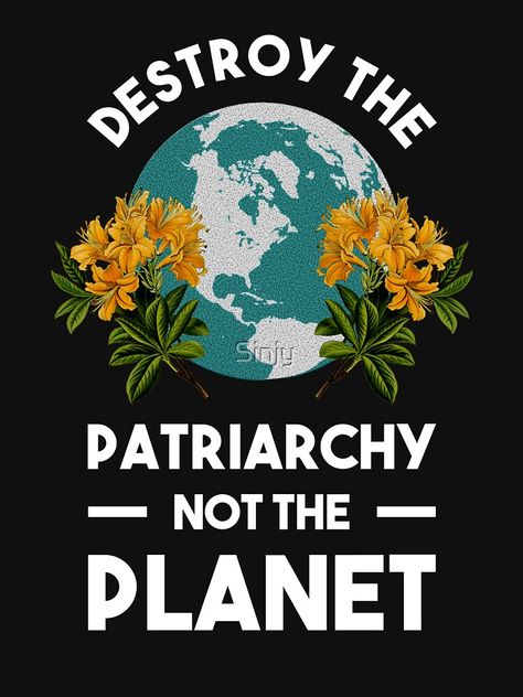 Destroy The Patriarchy, Girl Power Art, Feminist Design, Planet Poster, The Patriarchy, Planets Art, Watercolor Texture, Save The Planet, Artist Painting