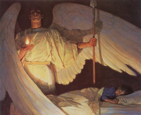 Angel Of God, Thomas Blackshear, Biblical Artwork, Rennaissance Art, Lay Me Down, For Educational Purposes Only, Biblical Art, Jesus Art, Historical Art