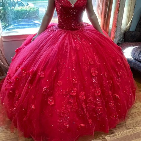 2 Quinceaera Dresses Both Red, Pen, Pillow For Ring And Crown, Bible, Flower, Only Worn For Pictures Ruched Waist Dress, Wrap Dress Midi, Turtleneck Midi Dress, Quince Dress, Jersey Wrap Dress, Navy Blue Midi Dress, Silk Wrap Dresses, Linen Shirt Dress, Navy Midi Dress