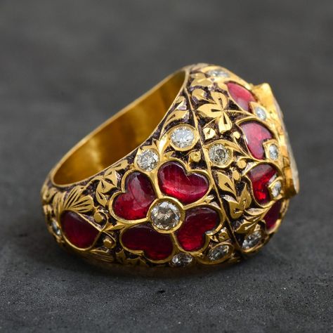 Jaipur Jewelry, Rajputi Jewellery, Nikon D5100, Edwardian Jewelry, Antique Jewelry Indian, Modernist Jewelry, Antique Gold Jewelry, Polki Jewellery, Gold Rings Jewelry