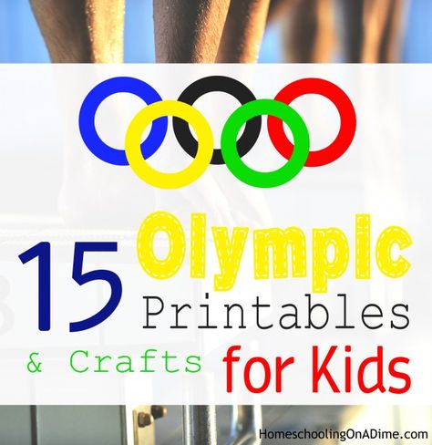 Olympic Printables Free, Summer Sports Crafts, Olympic Crafts For Kids, Winter Sports Crafts, Olympic Printables, Summer Olympics Activities, Vbs Olympics, Preschool Olympics, Olympic Games For Kids