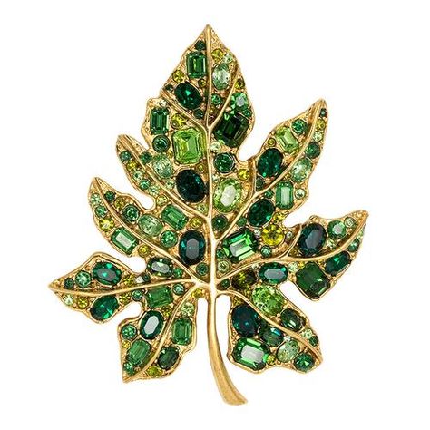 Multi Green Leaf Pin Egyptian Inspired Jewelry, Leaves Jewelry, Green Brooch, Egyptian Inspired, Jewelry Illustration, Steampunk Accessories, Antique Gold Jewelry, Leaf Brooch, Jewelry Antique