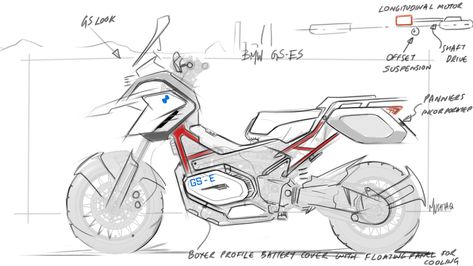 Scooter Sketch, Concept Motorcycles Sketches, Bmw Electric, Mini Motorbike, Mechanical Projects, Motorbike Design, Concept Motorcycles, Harley Bikes, Motor Scooters