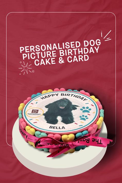 Celebrate your pup’s special day with our delightful Dog Birthday Cake, topped with a photo of your pawsome pooch!  Includes a candle for an extra touch of celebration and a personalised birthday card to make the day truly memorable. Suitable for all dogs aged 3 months and over. Cake size: 6 inches. Please upload a photo before adding the cake to your basket.

Order now at postmanpooch.co.uk 🎉🐾

#dogbirthday #birthdaycake #birthdaydog #pet #dog #giftbox #giftboxes #doglovers Birthday Cake Card, Dog Birthday Cake, Dog Ages, Cake Sizes, Cake Card, All Dogs, Dog Birthday, Pet Dog, Dog Person