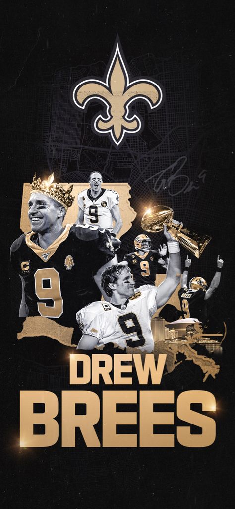 New Orleans Saints Wallpaper, Saints Wallpaper, Iphone 11 Wallpapers, Sports Wallpaper, Pro Football Teams, Warriors Wallpaper, Drew Brees, Saints Football, Foosball