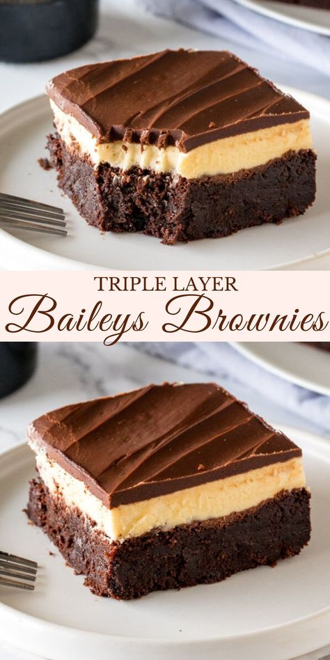 Irish Cream Recipes, Baileys Brownies, Baklava Recept, Cream Ganache, Baileys Irish Cream Recipes, Irish Cream Frosting, Irish Cream Recipe, Infused Chocolate, Baileys Recipes