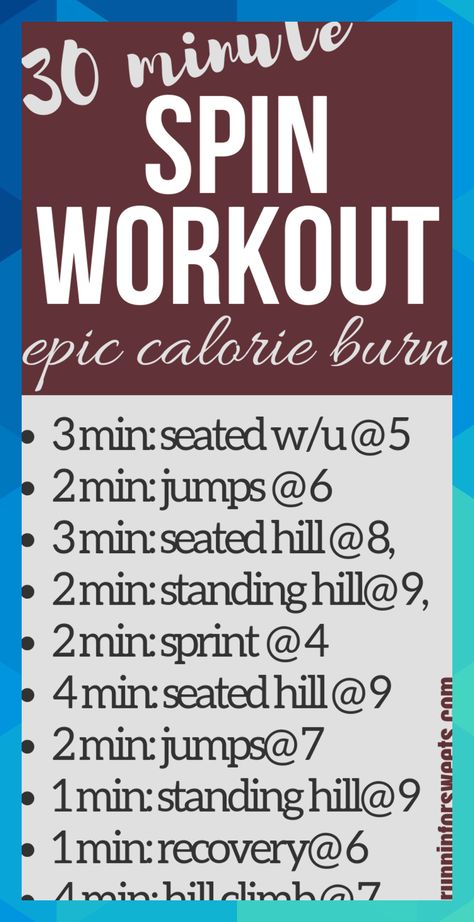 30 Minute Spin Workout, Spin Class Routine, Spin Routines, Spin Workout, Stationary Bike Workout, Bike Workout, Indoor Cycling Workouts, Spin Bike Workouts, Indoor Bike Workouts