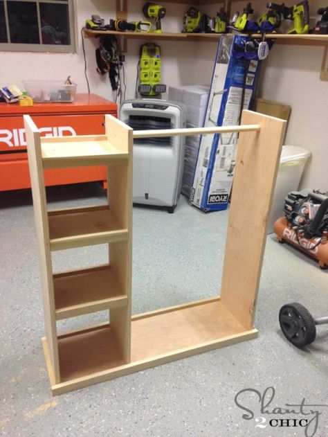 Dress Up Storage, Woodworking Books, Free Woodworking Plans, Woodworking Plans Diy, Woodworking Projects That Sell, Storage Cart, Woodworking Workshop, Popular Woodworking, Wood Plans