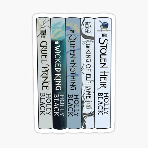 Book Stickers Free Printable, Powerless Stickers, The Cruel Prince Stickers, Cruel Prince Stickers, Book Icon, Handmade Bookmarks Diy, Bookmarks For Books, Book Spine, Beloved Book